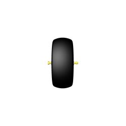 Toro 110-5745 Semi-Pnuematic Wheel Assembly - TOR 110-5745