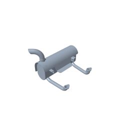 Toro 117-0430 Engine Muffler 