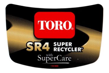 Toro 119-3806 Housing Decal 