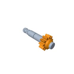 Toro 125-5508 Lower Steering Shaft Assembly - TOR 125-5508