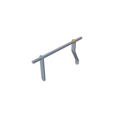 Toro 127-0134 Wide Right Hand Bellcrank - TOR 127-0134