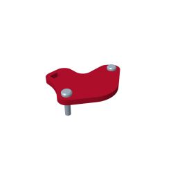Toro 127-6766 Left Hand Plate Assembly w/ Studs 