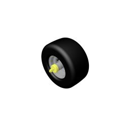 Toro 127-9540 Wheel & Axle Assembly 