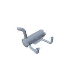 Toro 131-1185 4.00" O.D. Muffler 
