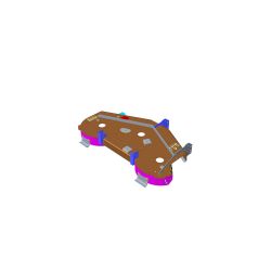 Toro 131-3614 Deck & Decal Assembly 