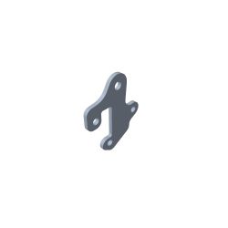 Toro 131-6333-01 Shock Mount Plate - TOR 131-6333-01
