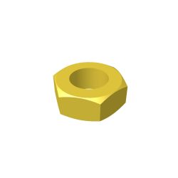 Toro 139-2581 Hex Jam Nut 
