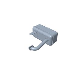 Toro 145-4614 Muffler - TOR 145-4614
