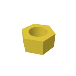 Toro 32153-3 Side Deform Hex Nut - TOR 32153-3
