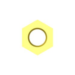 Toro 32153-3 Side Deform Hex Nut - TOR 32153-3