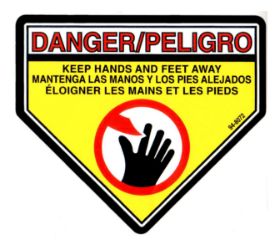 Toro 94-8072 Danger Decal 