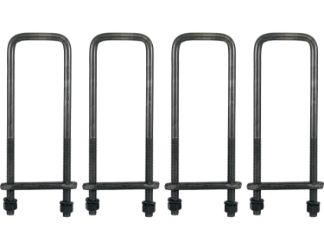 Buyers Products UB623512 12" Square Bend U-Bolt Kit - Set of 4 