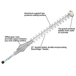 ECHO 99944200640 PAS Mid-Reach Hedge Trimmer Attachment - ECH 99944200640