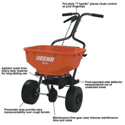 ECHO RB-60 60 lb. Heavy-Duty Push Broadcast Spreader - ECH RB-60