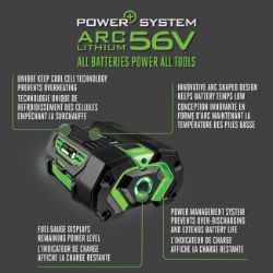 EGO BA2800T-2 56V 5.0 Ah Battery (2 Pack) - EGO BA2800T-2