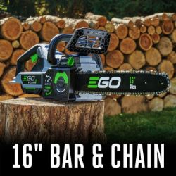 EGO CS1613 16" 56V Power+ Chainsaw w/ 4.0Ah Battery & 210W Charger - EGO CS1613