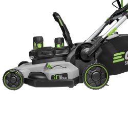 EGO LM2142SP 21" 56V Battery-Powered Self-Propelled Walk Behind Lawn Mower w/ 5.0Ah Battery & 320W Rapid Charger - EGO LM2142SP