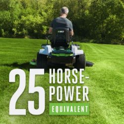 EGO ZT5207L EGO 52" 25hp Power+ Z6 Zero Turn Riding Mower w/ Lap Bar, (6) 12Ah Batteries & 1600W Charger - EGO ZT5207L