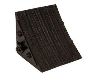 Buyers Products WC0888 Laminated Rubber Wheel Chock - 8.75" x 8" x 8" 