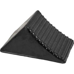 Buyers Products WC1467A Rubber Wheel Chock - 5" x 6" x 5" 