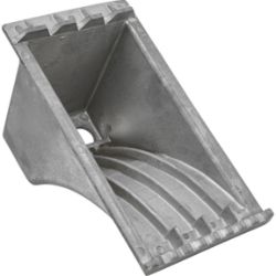 Buyers Products WC1588 Aluminum Wheel Chock - 8-1/2" x 15" x 8-1/4" - BUY WC1588