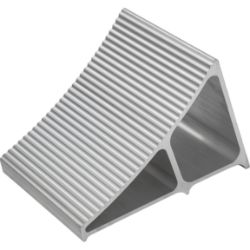 Buyers Products WC6096A Extruded Aluminum Wheel Chock - 6" x 8.75" x 5.86" - BUY WC6096A