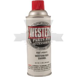 Western Plow 59515 Red Spray Paint (One 12 oz. can) 