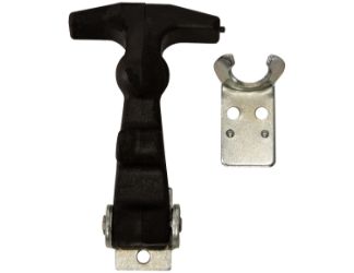 Buyers Products WJ202 2-1/2" Miniature Rubber Hood Catch with Bracket 