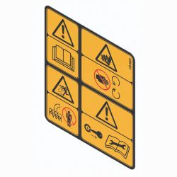 BOSS 139-8895 Warning Decal 