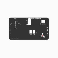 BOSS 143-0013 Snowrator Dash Panel Decal 