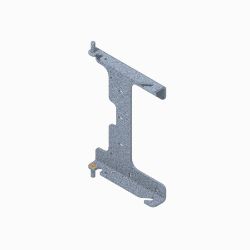 BOSS 143-0218 Snowrator Hopper Mount Plate (Weld) 