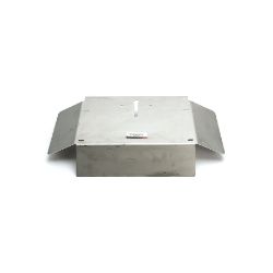 BOSS 143-0559 Snowrator Stainless Steel Hopper Front Salt Shield - BOSS 143-0559