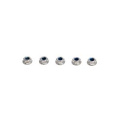 BOSS 143-0727 5/16-18 Serrated Patch Stainless Steel HF Nut (5 Pack) - BOSS 143-0727