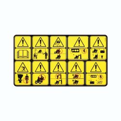 BOSS 143-1088 TGS85 Warning/Caution Decal 