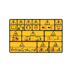 BOSS 143-2799 Mag Safety Decal 