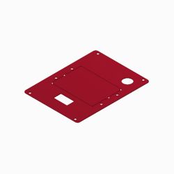 BOSS 143-3559-01 Snowrator Mag Module Mount (Red) 