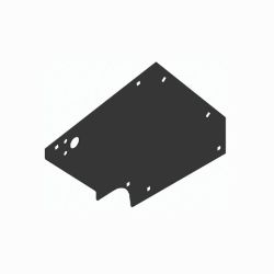 BOSS 143-3634-03 Snowrator 40" Broom Side Sheet (Black) 