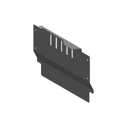 Boss 143-4594-05 Black Text Kick Plate 