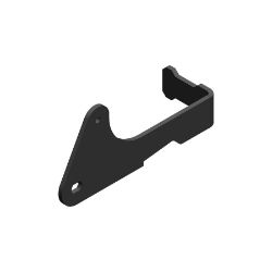 Boss 143-4692-05 Black Text Park Brake Lever 