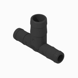 BOSS 143-7015 3/4 x 1 PP Hose Barb Tee Fitting 
