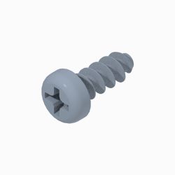 BOSS 143-7093 PPH Plastic Screw (M4-1.79 X 10mm, SS) 