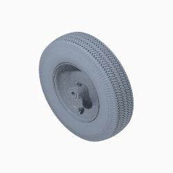 BOSS 143-7095 Wheel and Tire Assembly (12.28" x 3.46" x .63" Axle) - BOSS 143-7095