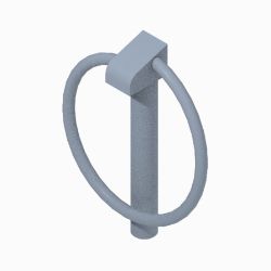 BOSS 143-7117 Lynch Pin (1/4" x 1-3/4" Stainless Steel) 