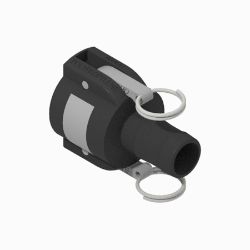 BOSS 143-7174 Straight Fitting (1" Barb x 1" QDC) 