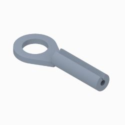 Boss 143-7213 Eye : 0.26 Hole, 1/16" Cable Diameter 