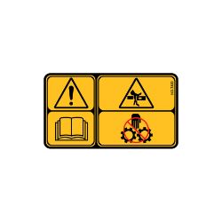 BOSS 143-7429 Crush Warning Decal 