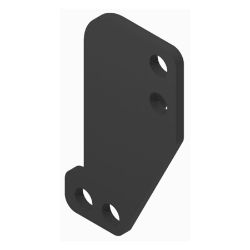 BOSS BAL08029-03 Left Hand Black Weld Extension Wing Bracket 