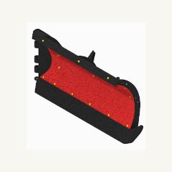 BOSS BAL09803 RT3 82 Left Face Blade Half w/ Edgepoly 