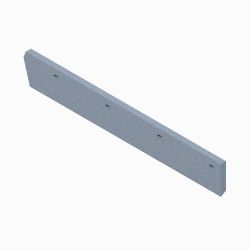 BOSS BAL13102 66 V RT Urethane Cutting Edge Half 