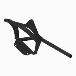 BOSS BAR08020-03 Black Weld Right Hand Blade Wing Extension 
